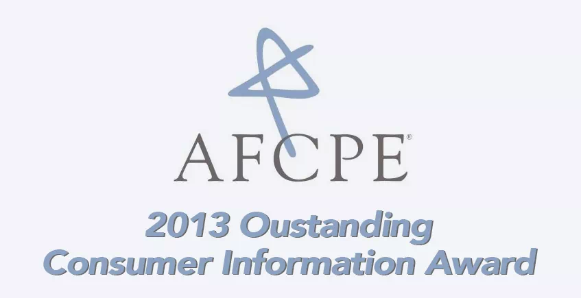 iGrad Receives the Outstanding Consumer Information Award From AFCPE